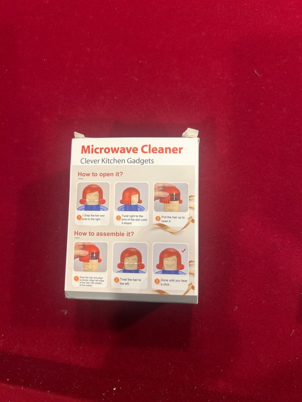 Microwave Cleaner Clever Kitchen Gadgets - Green